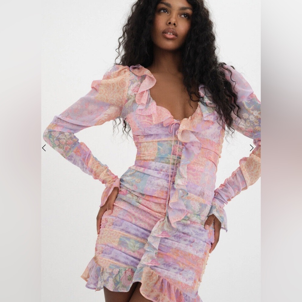 FOR LOVE AND LEMONS VERONICA DRESS LARGE